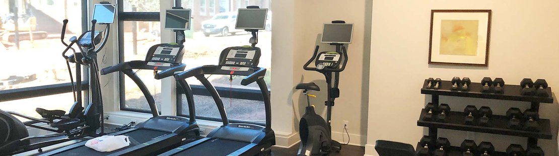 fitness center Live. Learn. Grow at Gardenside at The Villages of East Lake apartments in Atlanta, GA